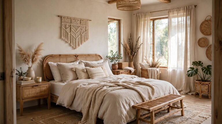26 Boho Neutral Bedroom Decor Ideas for a Calm, Earthy Escape
