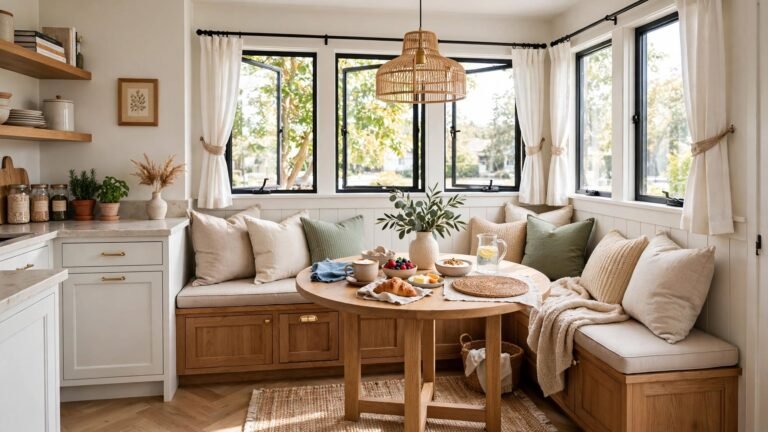 25 Breakfast Nook Table Ideas for Cozy and Stylish Corners