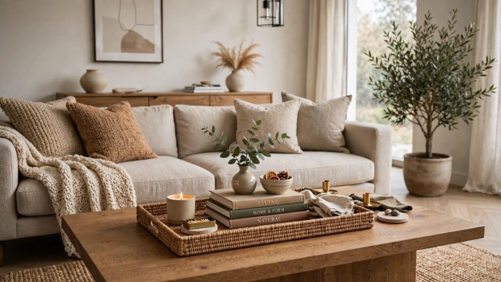 coffee table tray decor