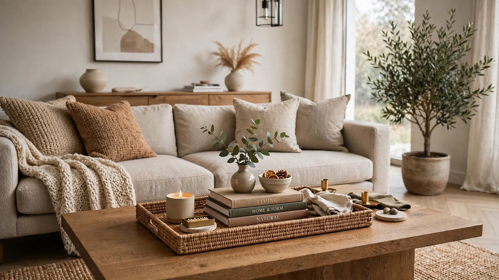 coffee table tray decor