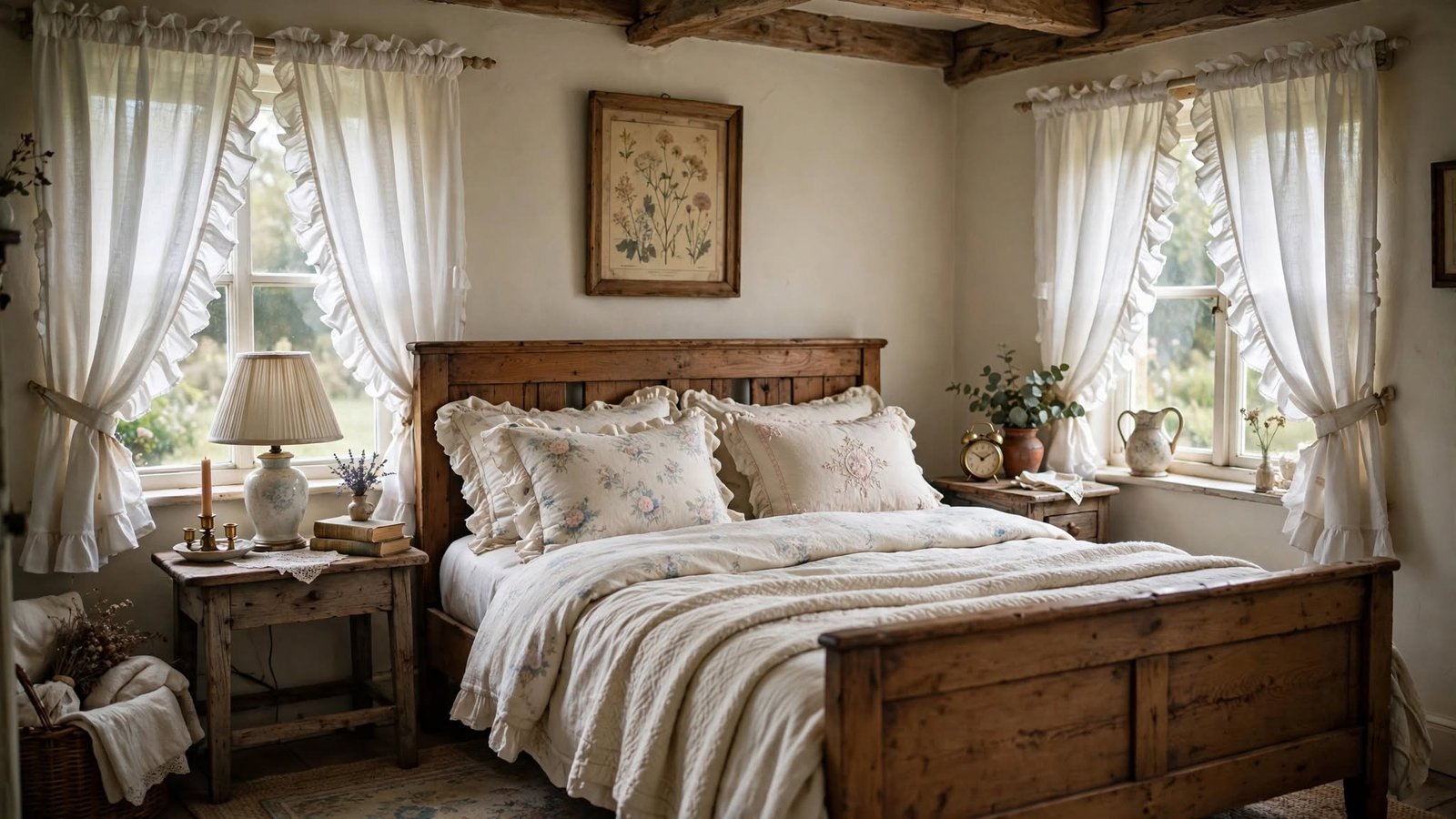 cottage bedroom curtains