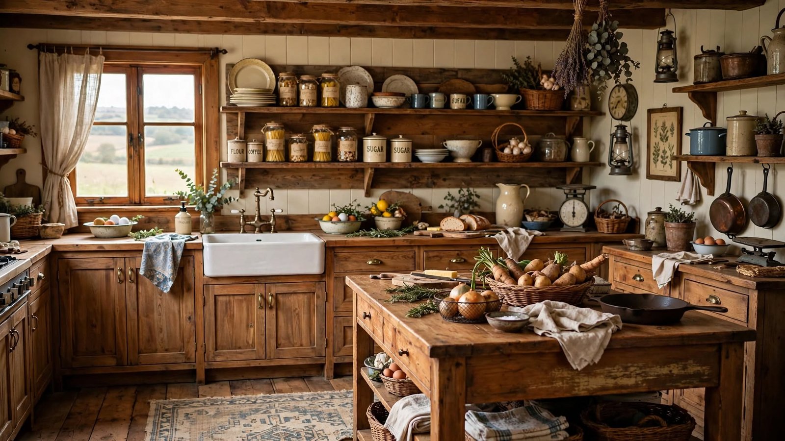 country farmhouse kitchen