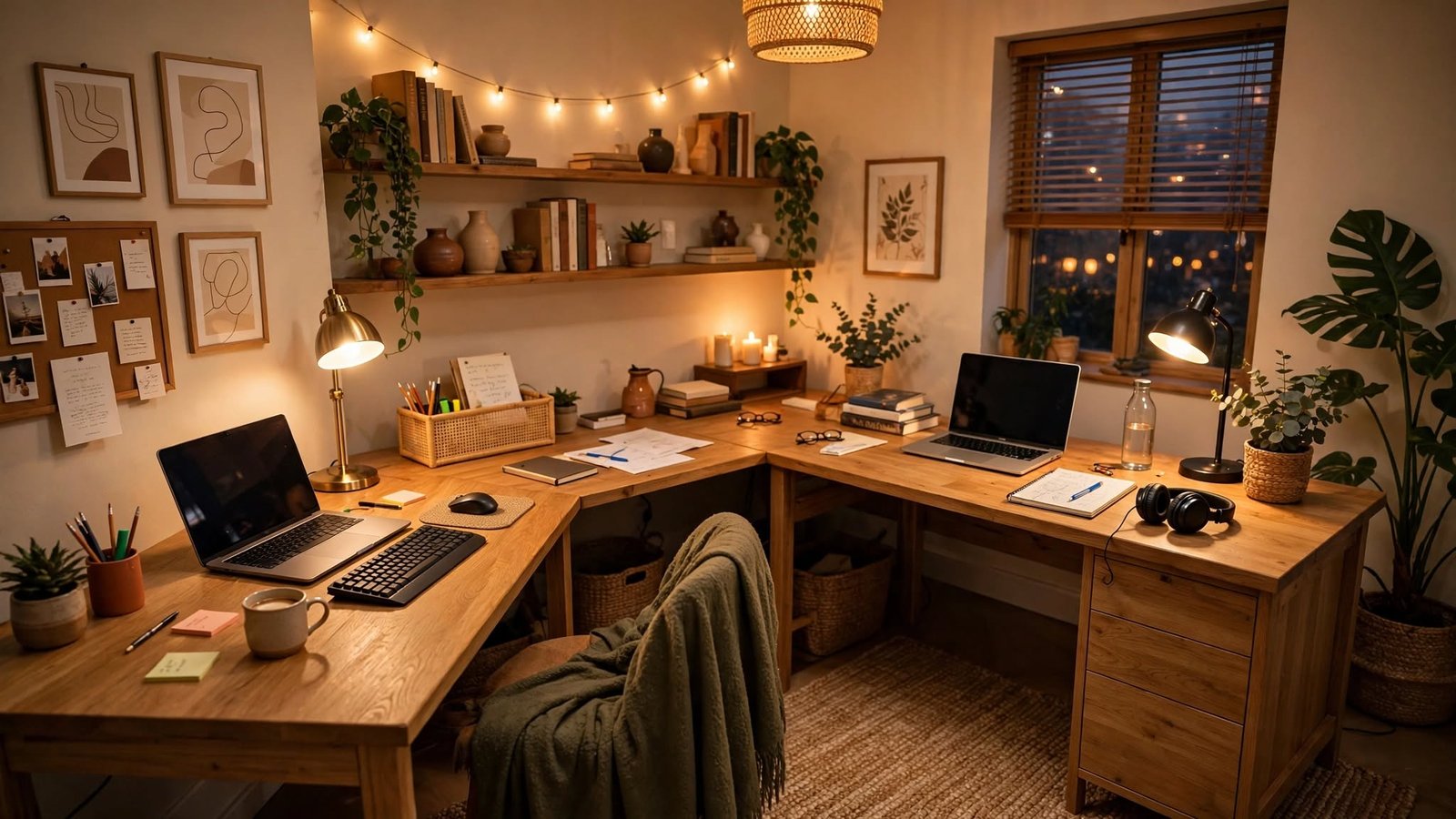 double desk home office 169