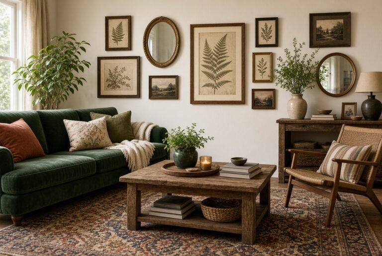 21 Eclectic Farmhouse Living Room Ideas That Blend Rustic Charm With Bold Character