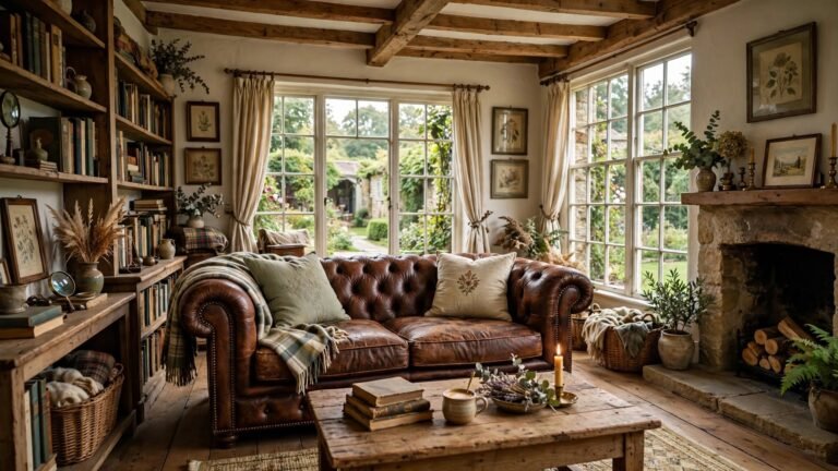 20 English Farmhouse Living Room Ideas for Timeless Rustic Charm