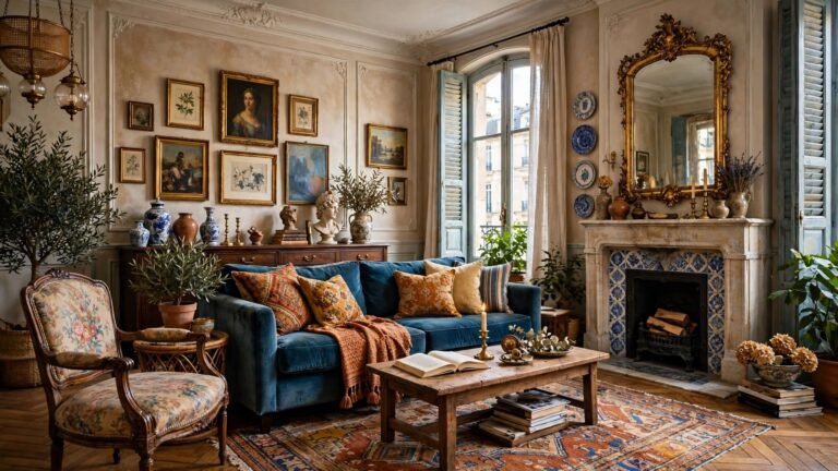 20 European Eclectic Decor Living Room Ideas for a Layered, Collected Home