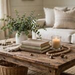 farmhouse coffee table decor