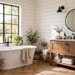 farmhouse guest bathroom