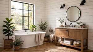 farmhouse guest bathroom