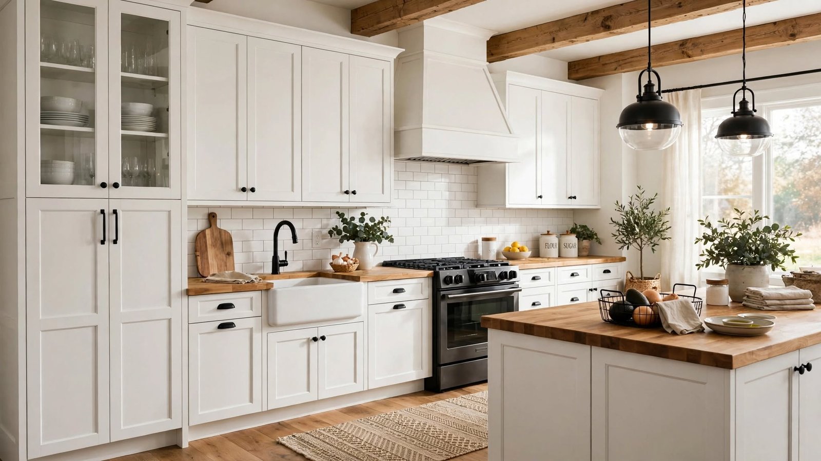 farmhouse kitchen cabinets