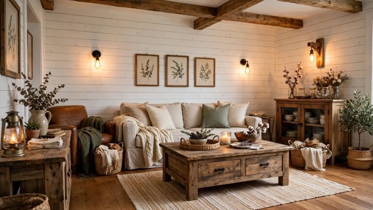 25 Farmhouse Living Room Coffee Tables That Bring Warmth and Character