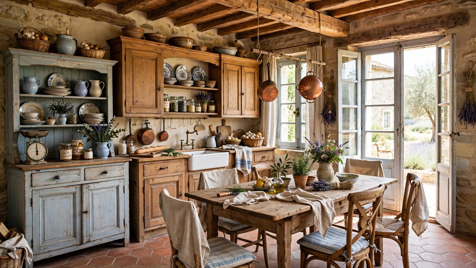 french farmhouse kitchen
