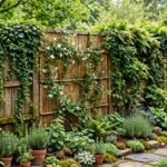 garden fence covering ideas
