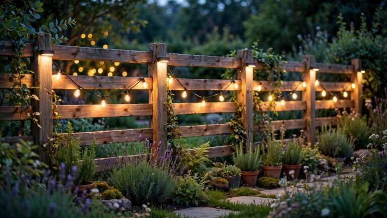 22 Garden Fence Lighting Ideas to Transform Your Yard After Dark