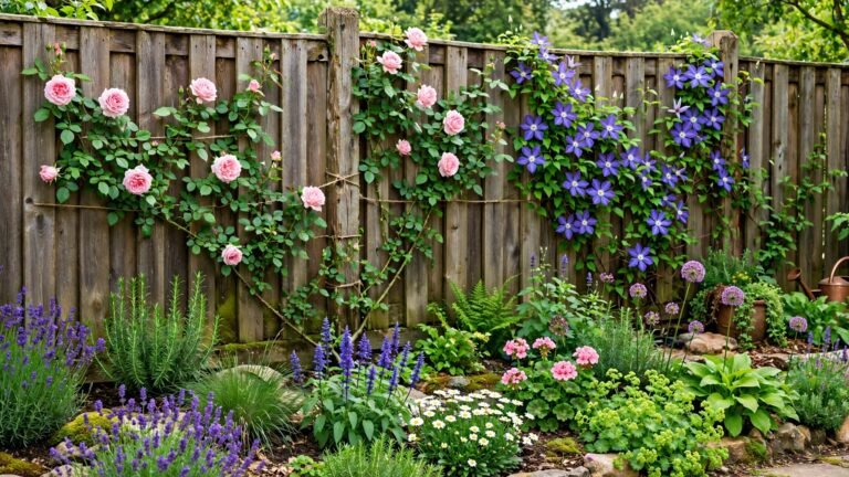 22 Garden Fence Planting Ideas That Turn Plain Boundaries Into Beautiful Borders