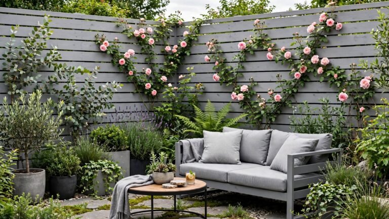 26 Grey Fence Garden Ideas for a Stylish and Modern Outdoor Space
