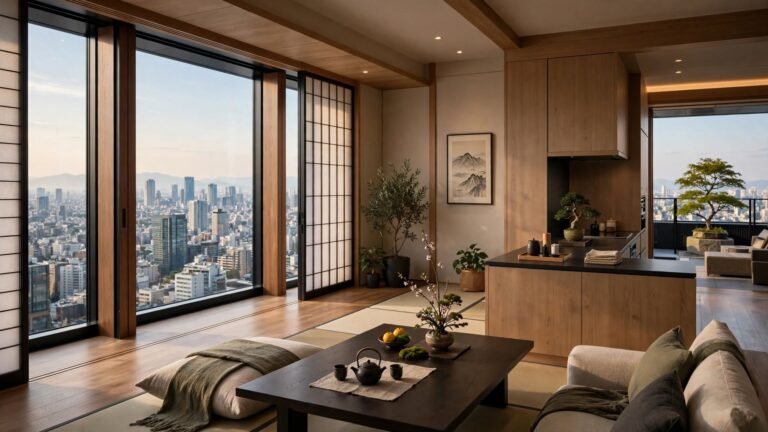 19 Japanese Penthouse Apartment Ideas for Serene City Living