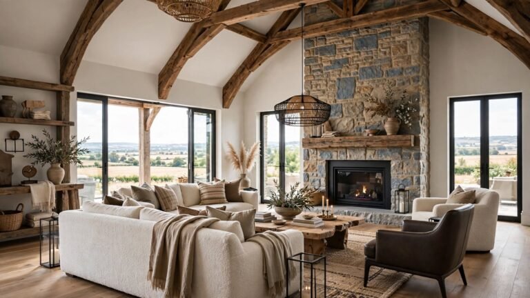 22 Luxury Farmhouse Living Room Ideas for Timeless Elegance