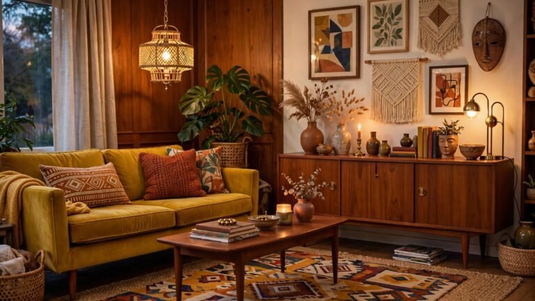 18 Mid Century Eclectic Living Room Ideas That Mix Eras Beautifully