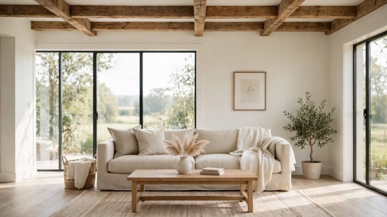 19 Minimalist Farmhouse Living Room Ideas for a Clean, Cozy Home