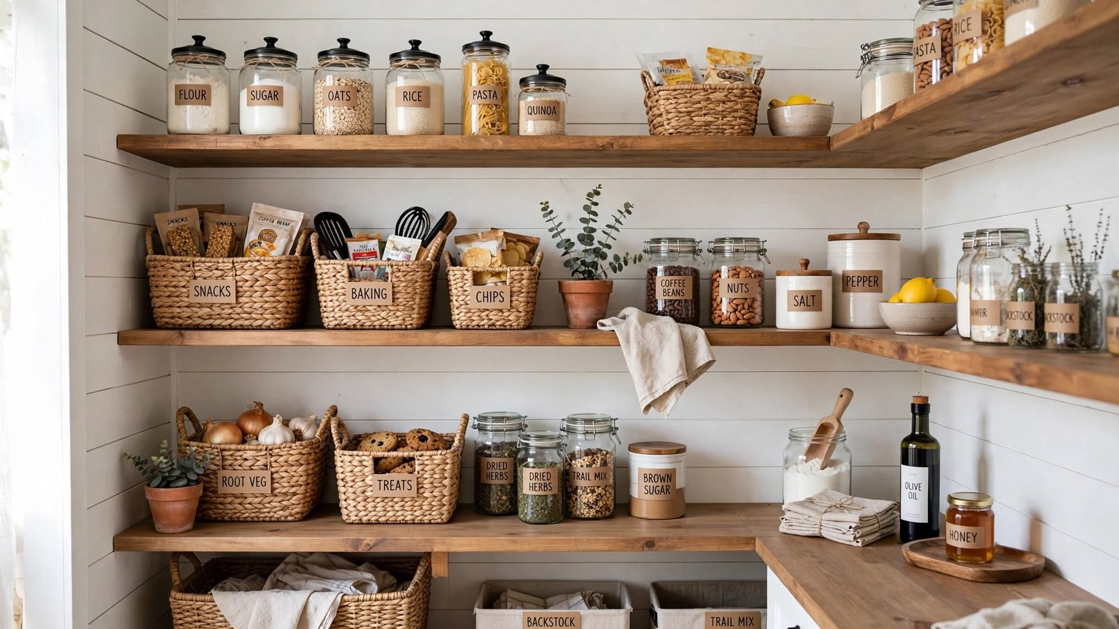 open pantry organization ideas