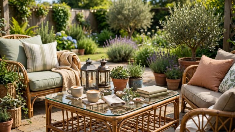 17 Outdoor Coffee Table Decor Ideas to Elevate Your Patio