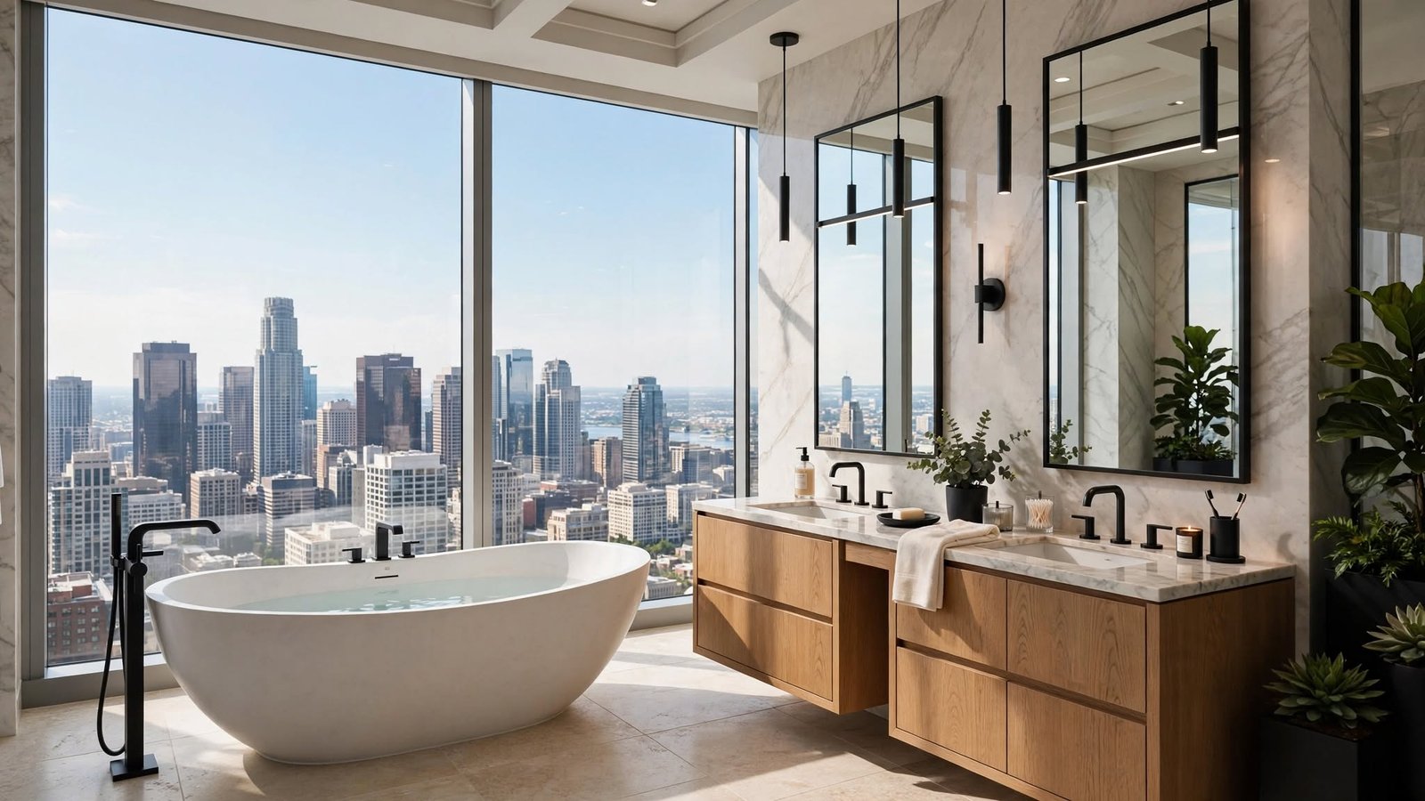 penthouse apartment bathroom