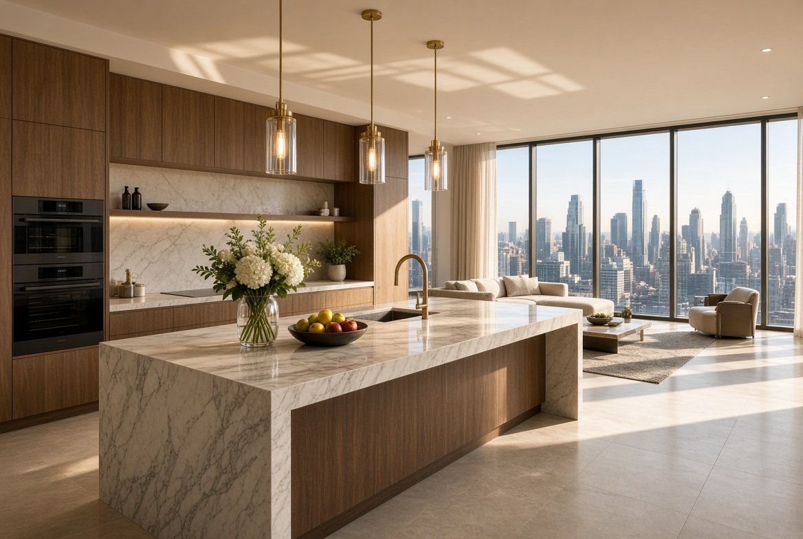 penthouse apartment kitchen
