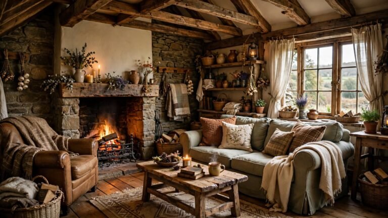 25 Rustic Cottage Living Room Ideas for Warm, Timeless Charm