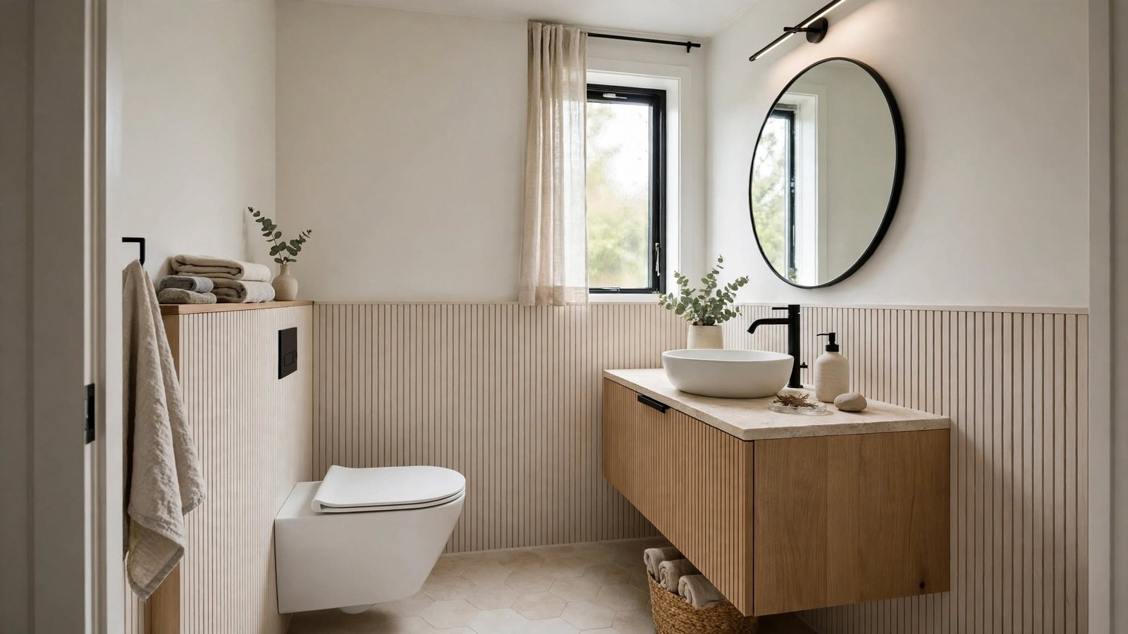 scandinavian half bathroom