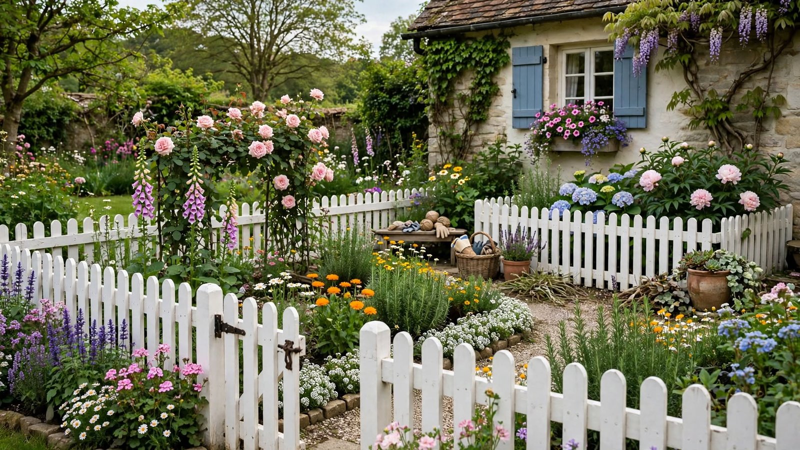 short garden fence ideas