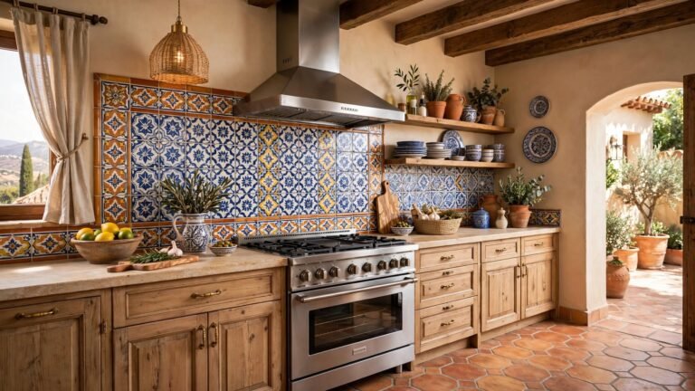 23 Spanish Backsplash Kitchen Ideas That Bring Warmth and Character to Your Home