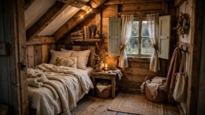 tiny cottage bedroom