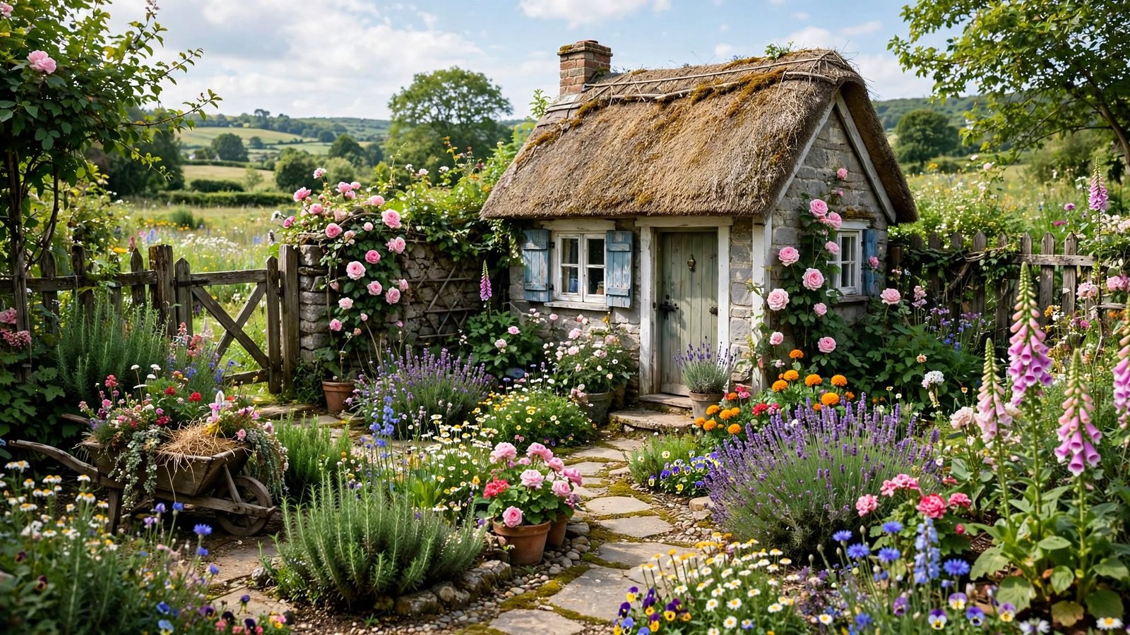 tiny cottage living room