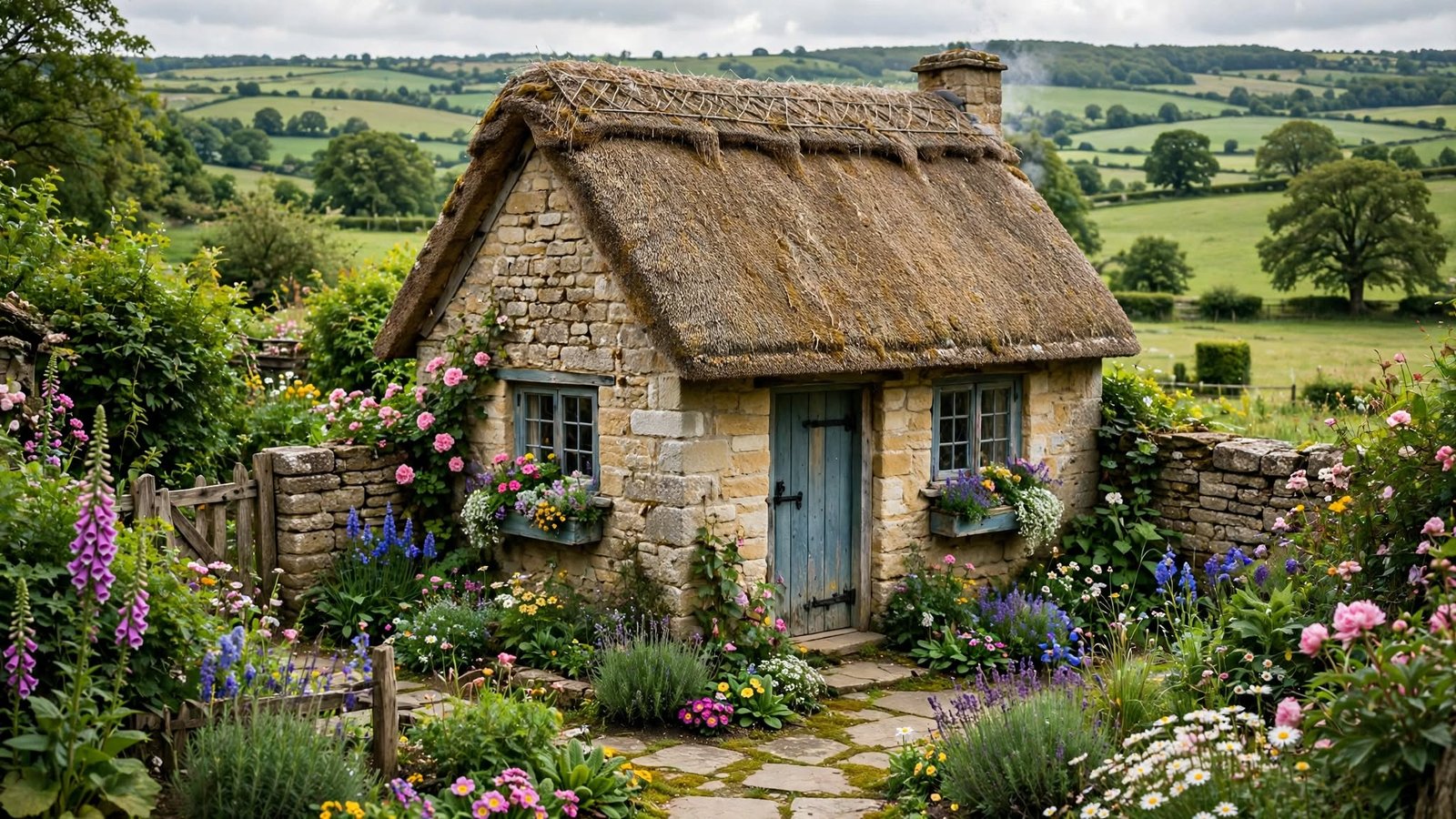 tiny english cottage