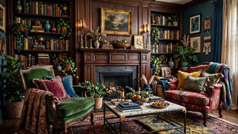 19 Traditional Eclectic Living Room Ideas for Timeless Layered Style