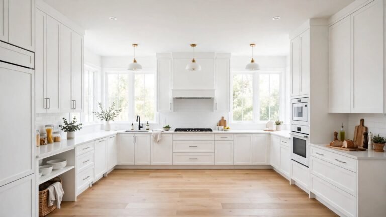 22 White U Shaped Kitchen Ideas for a Bright and Efficient Space